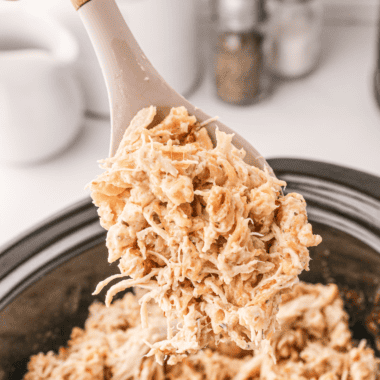 Easy-Crockpot-Shredded-Chicken