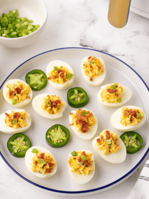Jalapeno Deviled Eggs