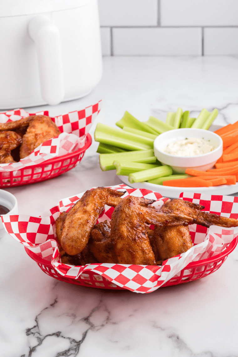 Golden, crispy KFC Honey BBQ Wings coated in sweet, tangy sauce.
