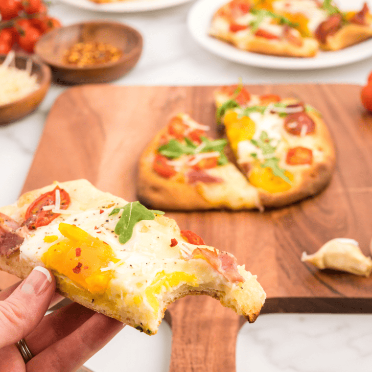 Naan Breakfast Pizza