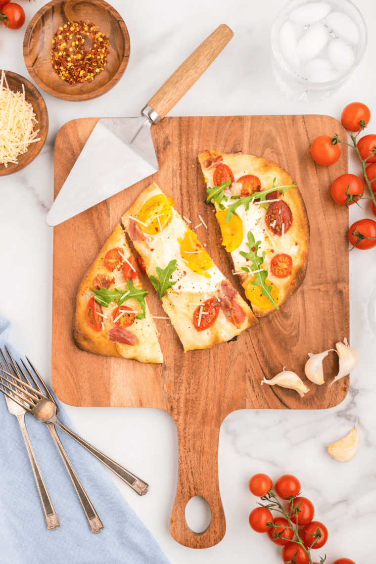 Naan Breakfast Pizza