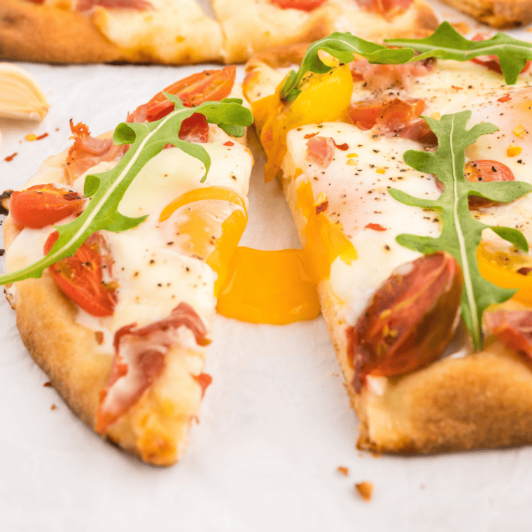 Naan Breakfast Pizza