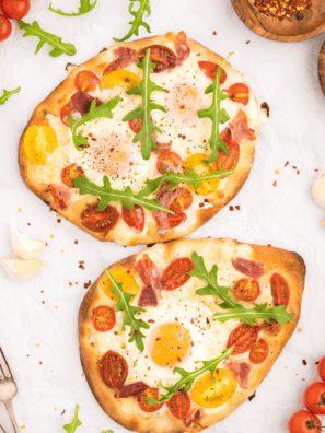 Naan-Breakfast-Pizza