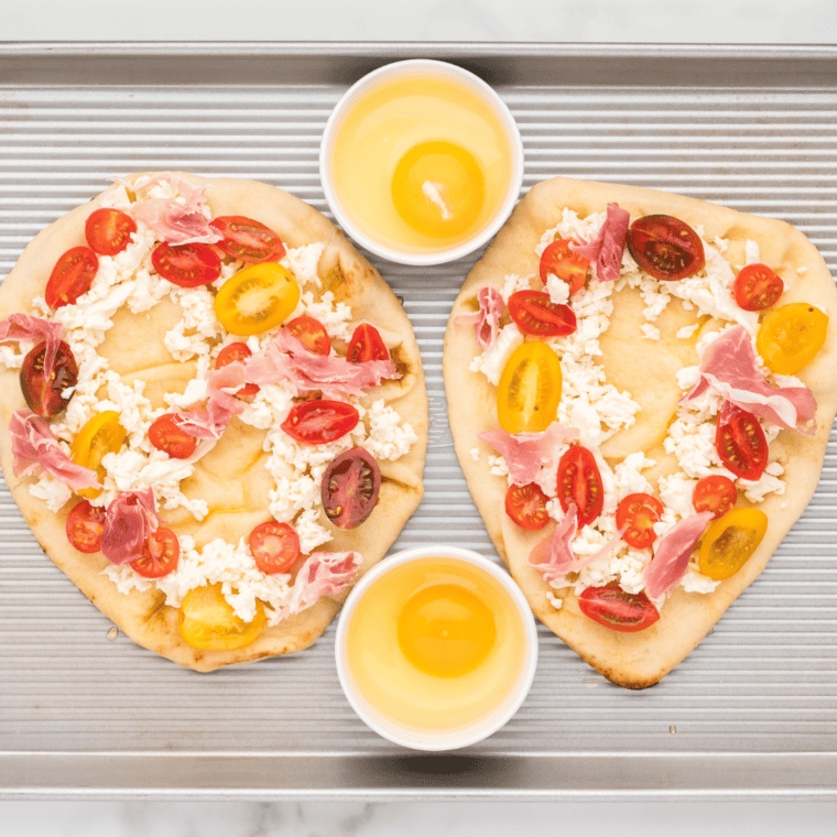 Naan Breakfast Pizza