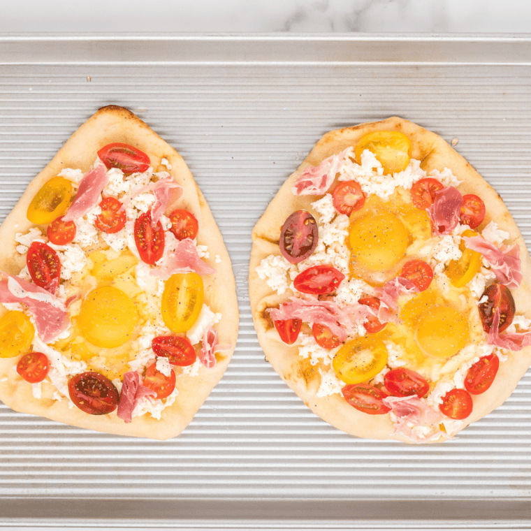 Naan Breakfast Pizza