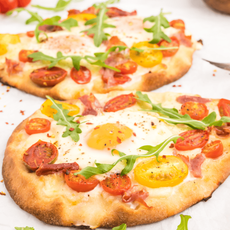 Naan Breakfast Pizza