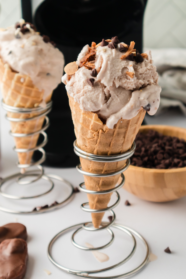 Ninja Creami Almond Joy Ice Cream
