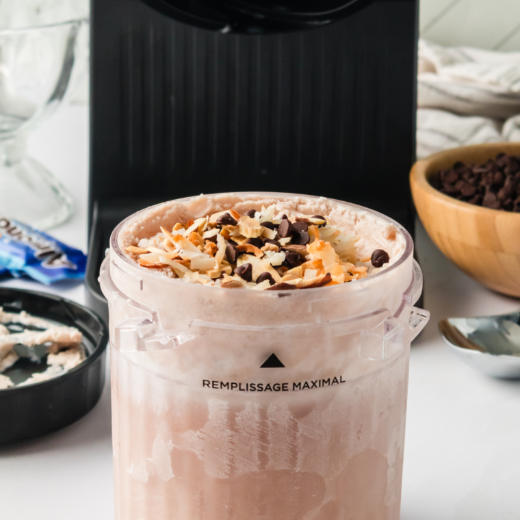 Ninja Creami Almond Joy Ice Cream