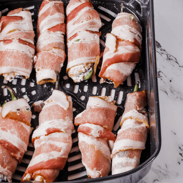 Ninja Foodi Grill Bacon-Wrapped Jalapeno Poppers