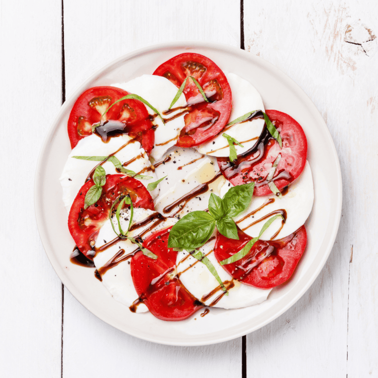 Serve with Caprese salad