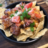 Air Fryer Loaded BBQ Chicken Nachos