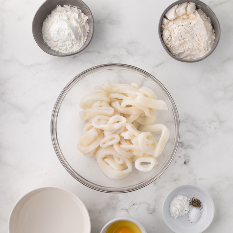 Air Fryer Salt and Pepper Calamari