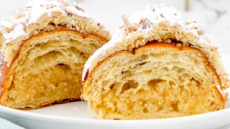 Air Fryer almond croissants