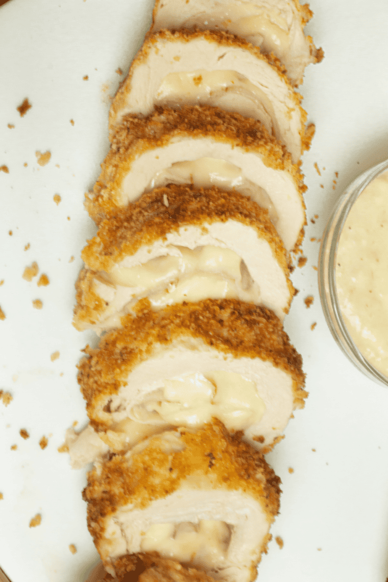 Air Fryer Chicken Cordon Bleu