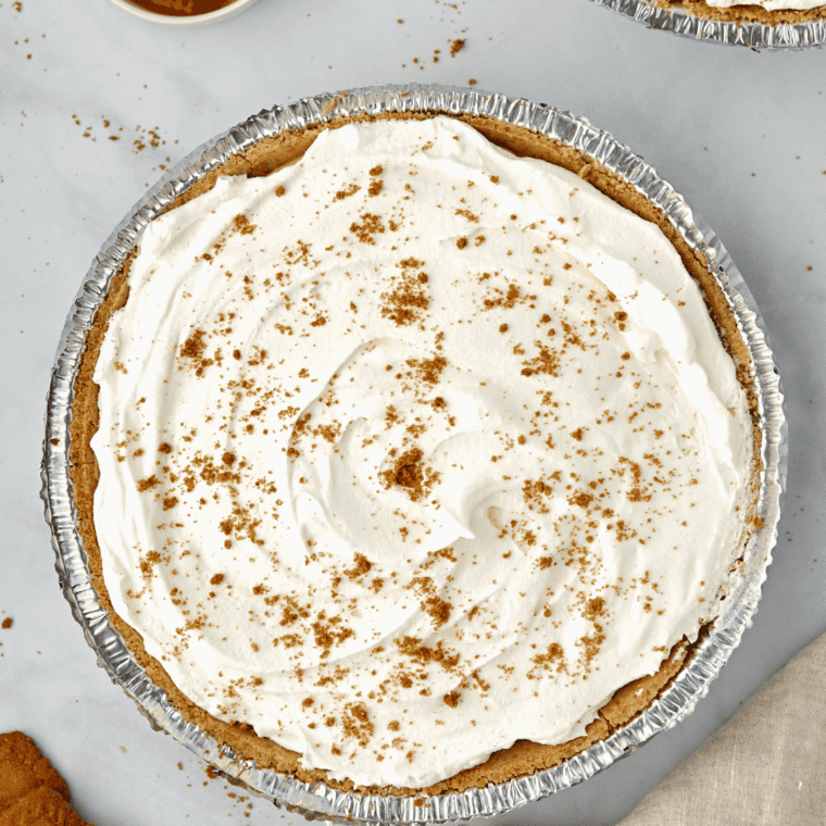 Air Fryer Cookie Butter Pie