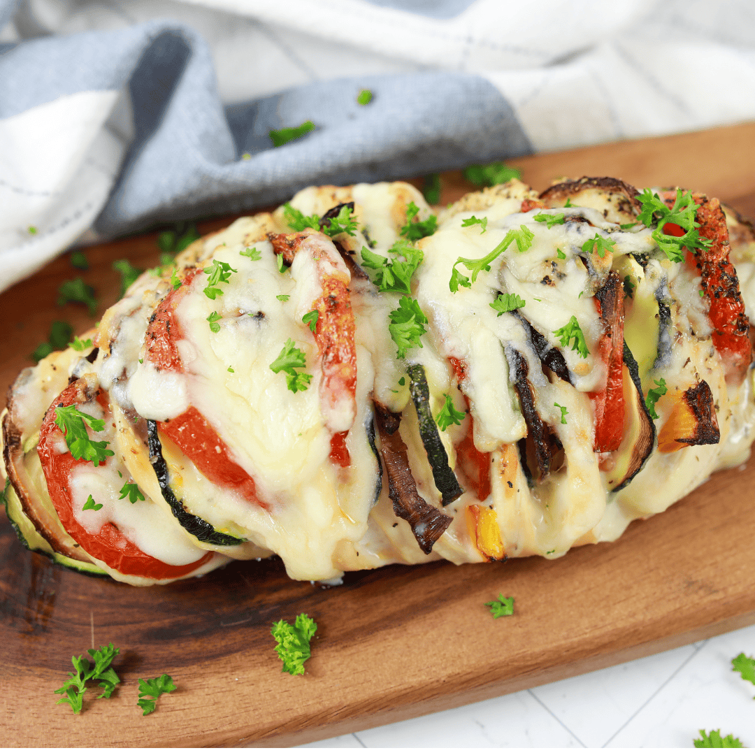 Air Fryer Primavera Stuffed Chicken