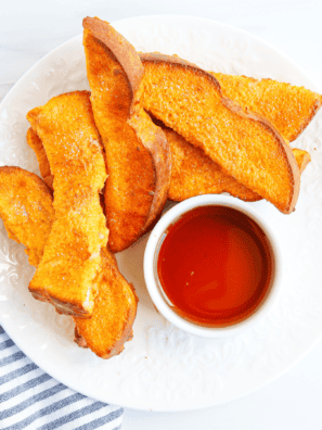 Air Fryer Pumpkin French Toast Sticks