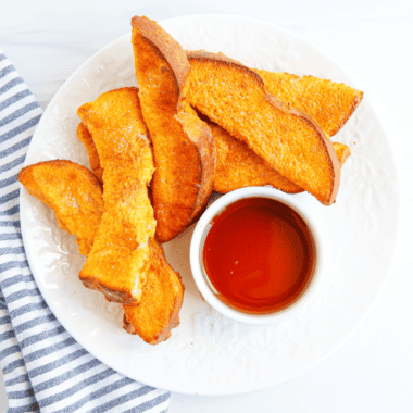 Air Fryer Pumpkin French Toast Sticks