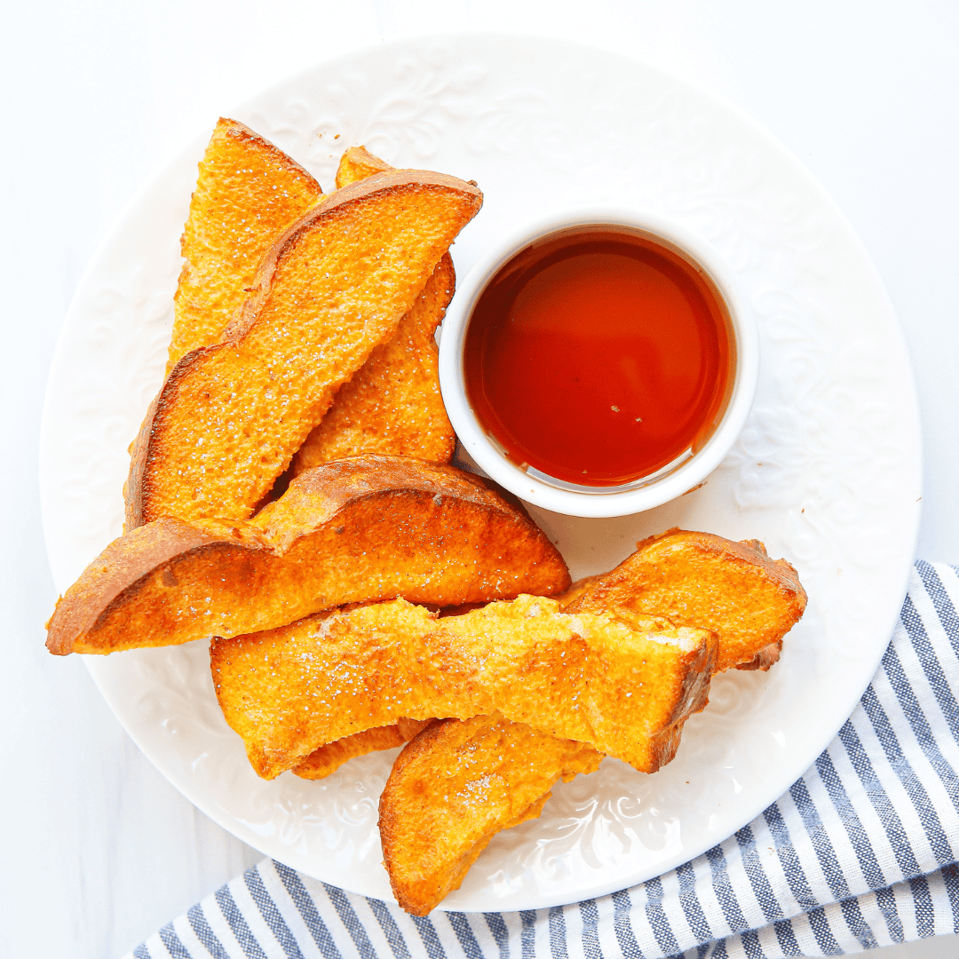 Air Fryer Pumpkin French Toast Sticks