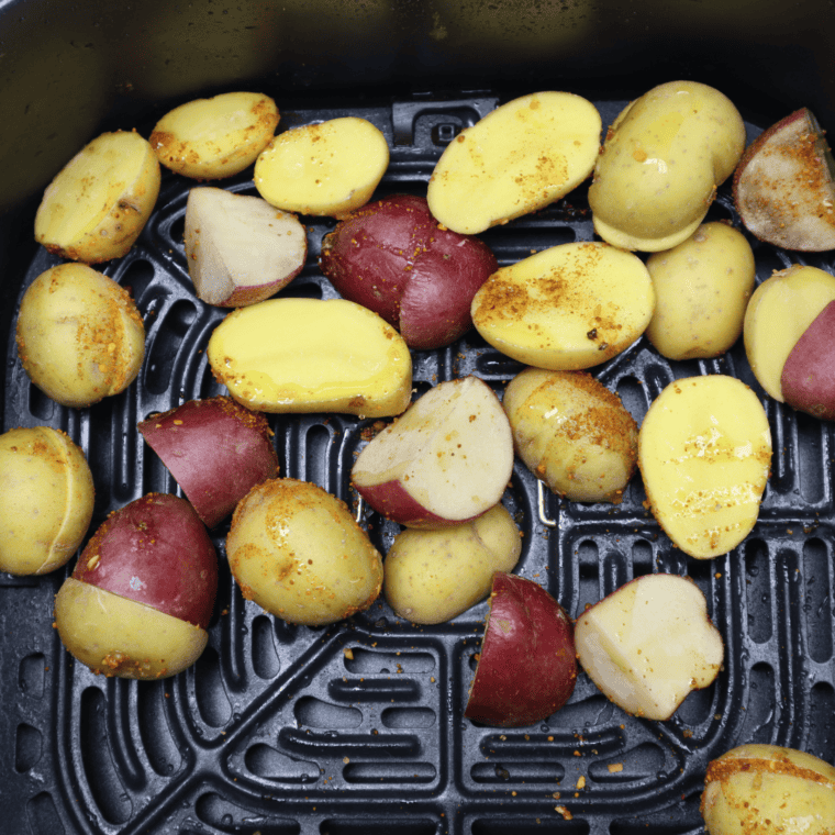 Air Fryer Sausage and Vegetables