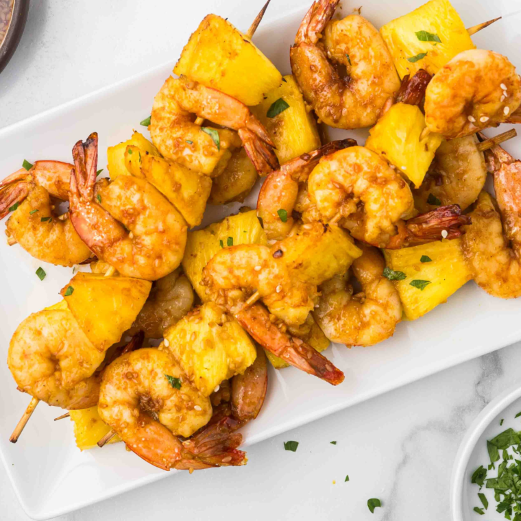 Air Fryer Shrimp Skewers