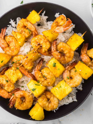 Air Fryer Shrimp Skewers