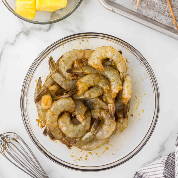 Air Fryer Shrimp Skewers