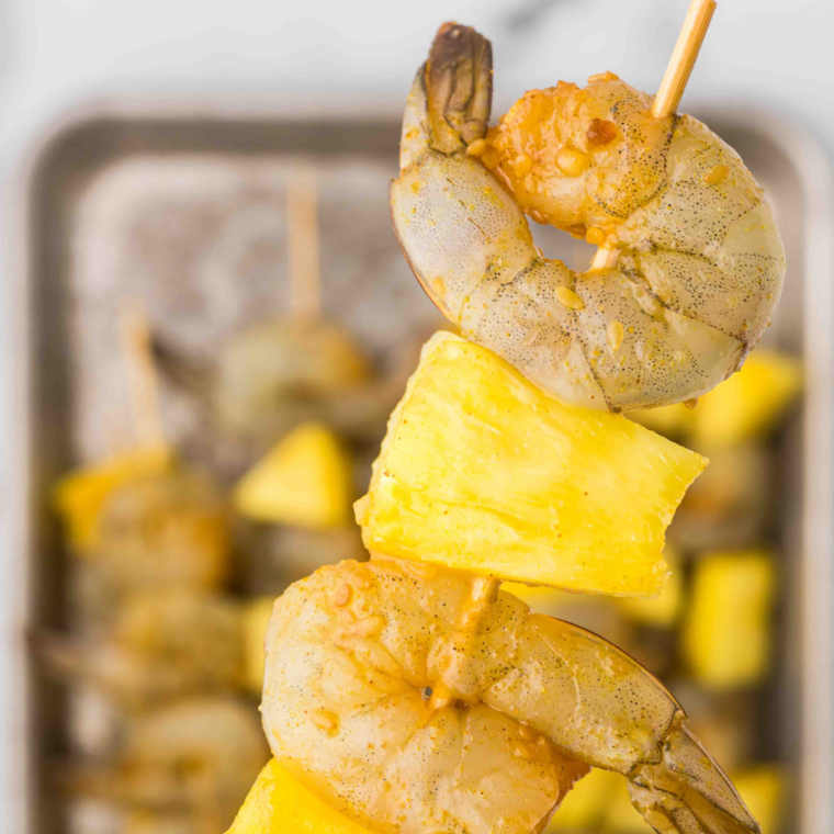 Air Fryer Shrimp Skewers