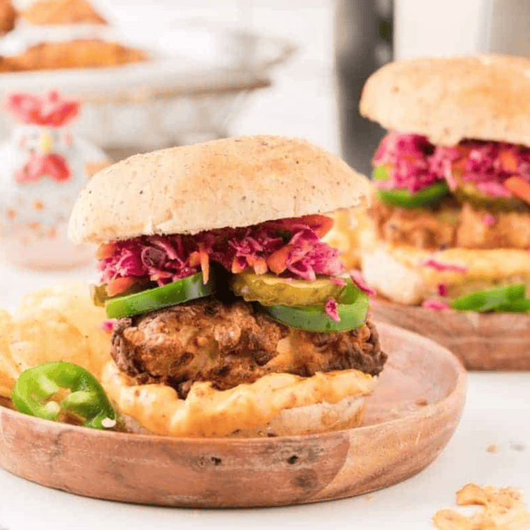 buttermilk chicken burger air fryer