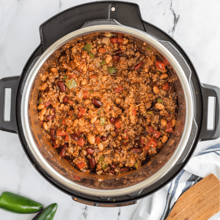 Easy Instant Pot Chili No Beans