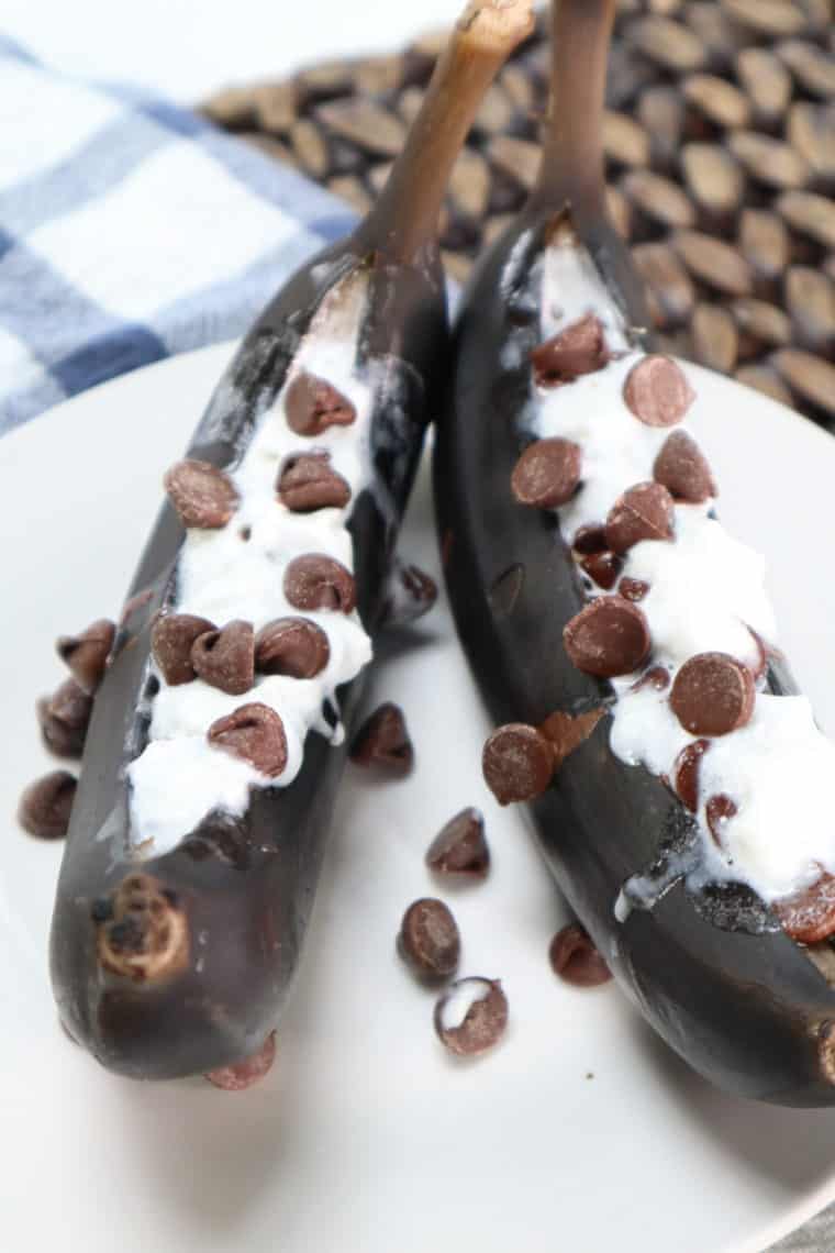 Air Fryer S'mores Banana Boats