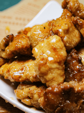 Ninja Foodi Honey Garlic Chicken Bites