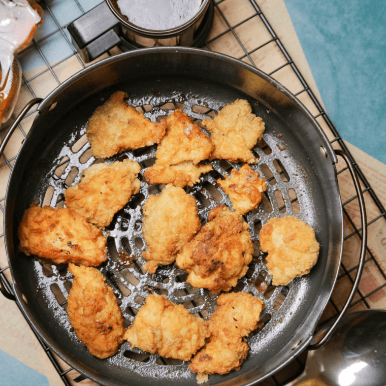 Ninja Foodi Honey Garlic Chicken Bites