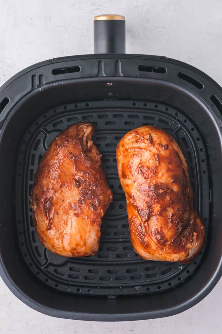 Air Fryer Queso Chicken Tacos