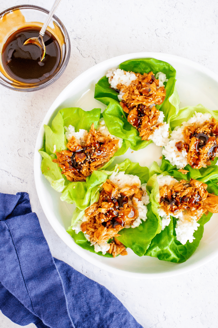 Salmon Lettuce Wraps