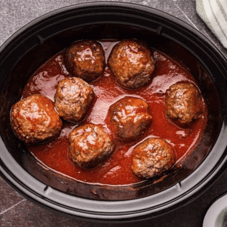 Slow Cooker Meatball Sliders