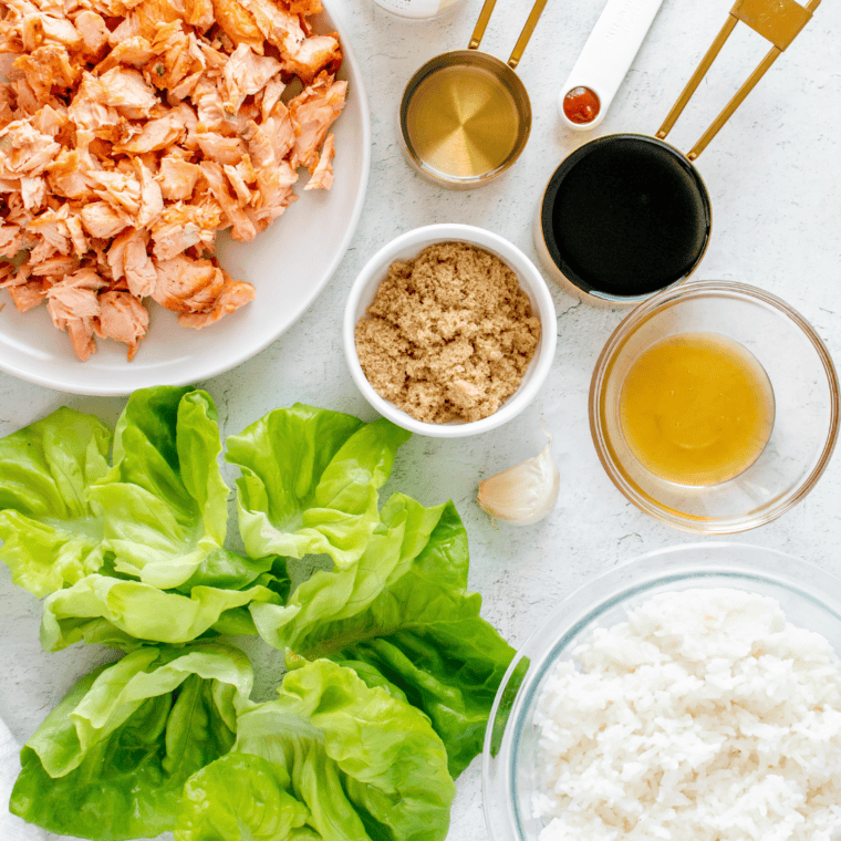 Salmon Lettuce Wraps