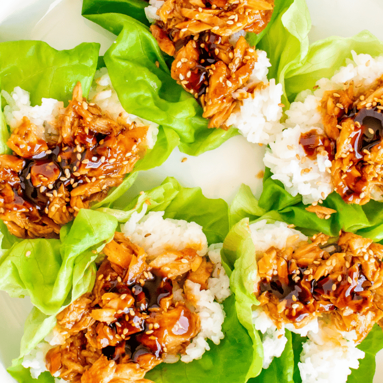 Salmon Lettuce Wraps
