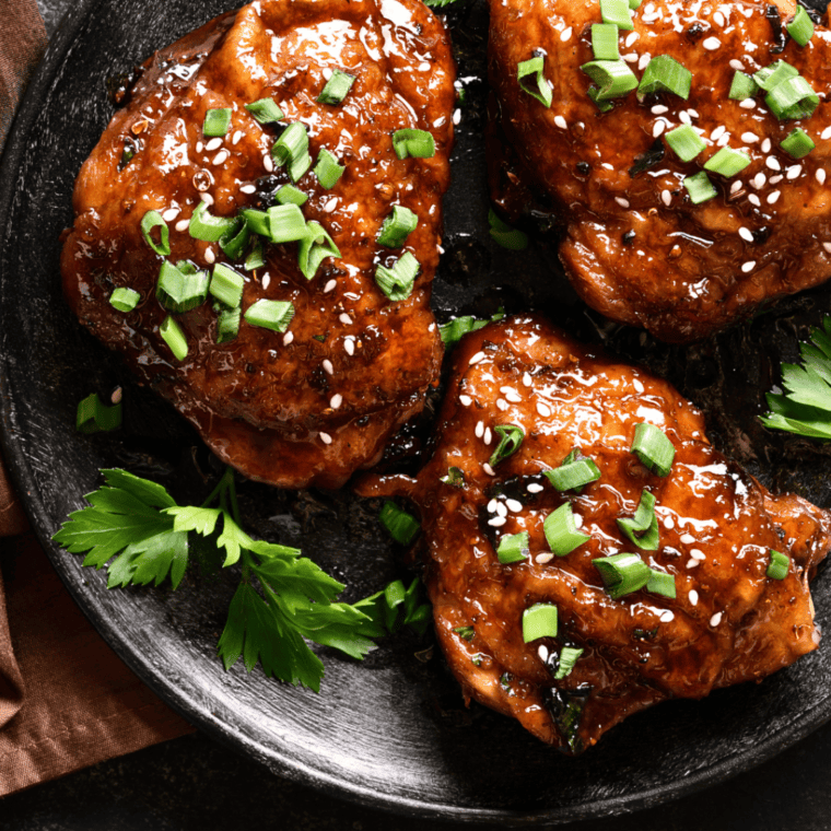 Air Fryer Pesto Chicken Thighs