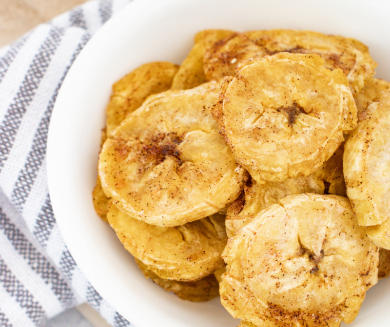air fryer plantain chips