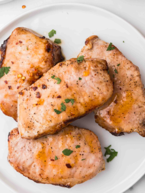 Air-Fryer-Apricot-Glazed-Pork-Chops