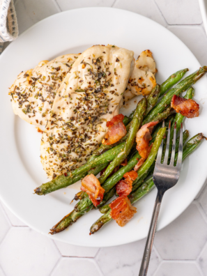 Air Fryer Green Beans With Bacon