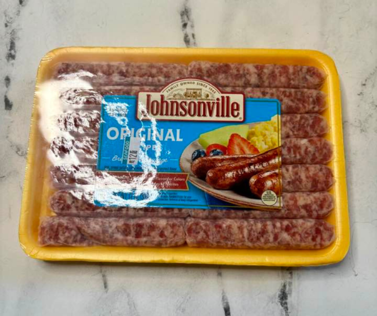 Ingredients needed for cooking Air Fryer Johnsonville Breakfast Sausage in air fryer.