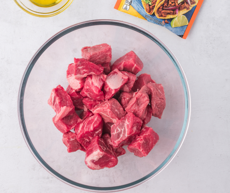 Air Fryer Steak Tostadas