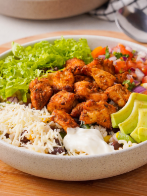 Air Fryer Weight Watcher Chicken Burrito Bowls
