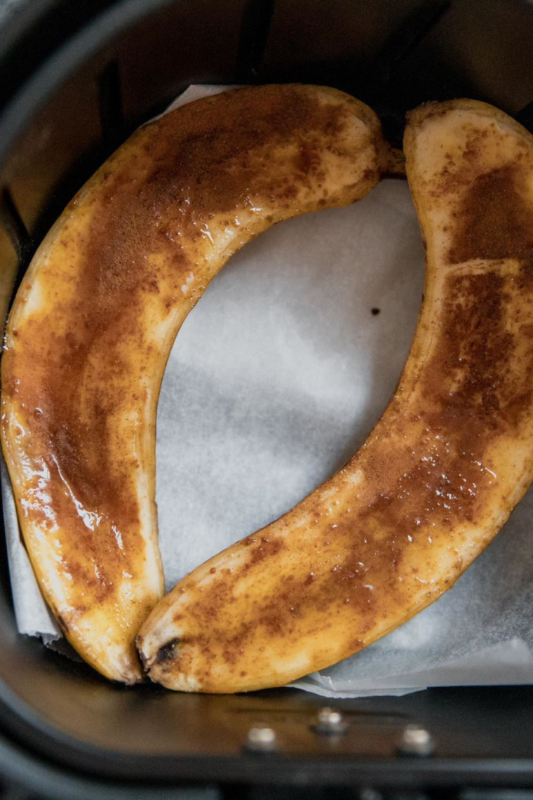 Air Fryer Caramelized Bananas