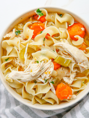 Copycat Instant Pot Panera Bread Chicken Noodle Soup