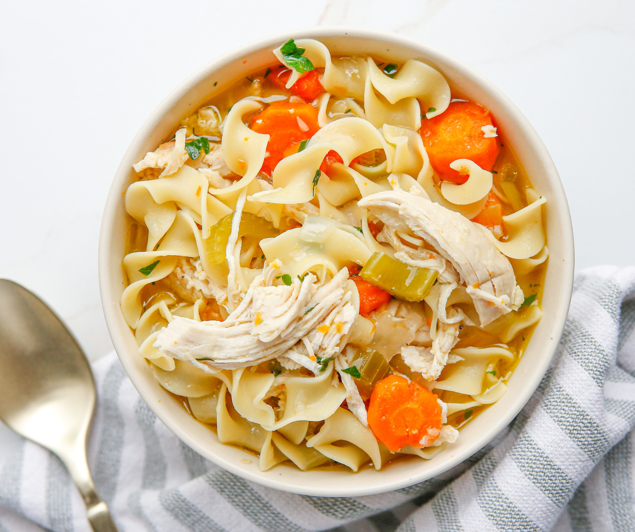 Copycat Instant Pot Panera Bread Chicken Noodle Soup