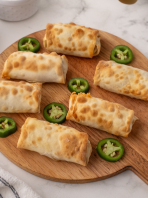 Air Fryer Jalapeno Popper Egg Rolls