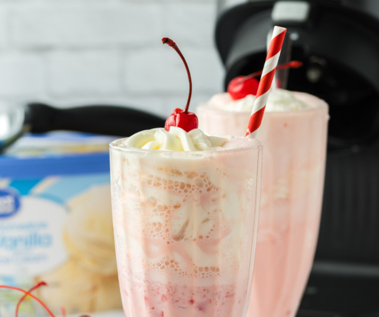 Ninja Creami Five Guy's Cherry Milkshake